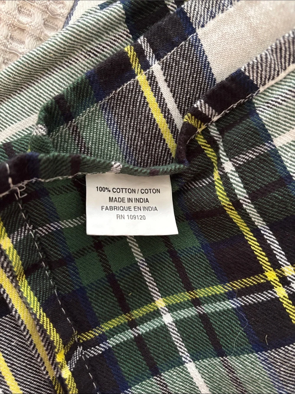 Tablecloth Rectangle Tartan Plain EUC